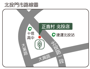 台北北投門市地圖