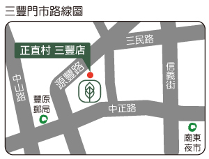 台中三豐門市地圖